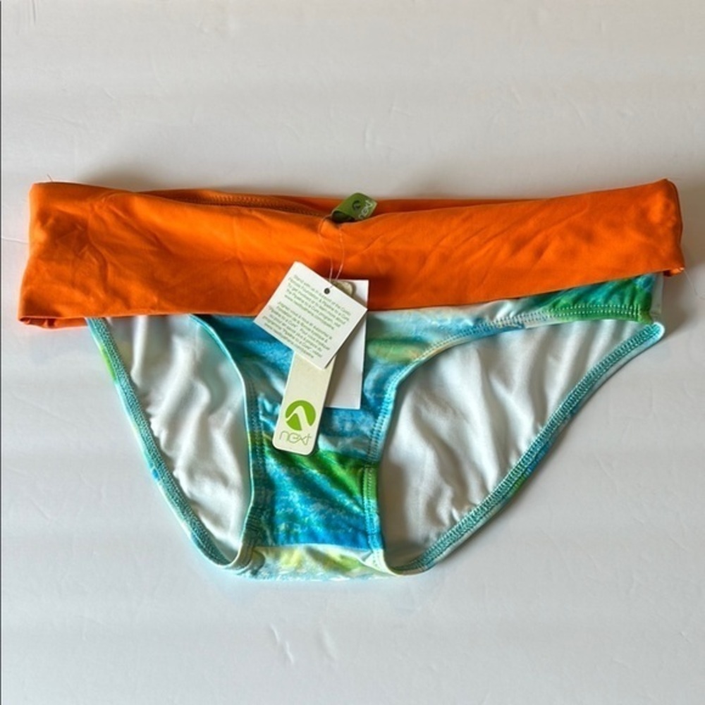 NEXT banded retro pant swim bikini swim bottoms size XS NWT